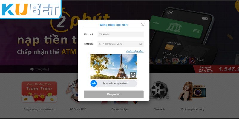 Đăng nhập KUBET là thao tác cốt lõi bạn cần tiến hành liên tục