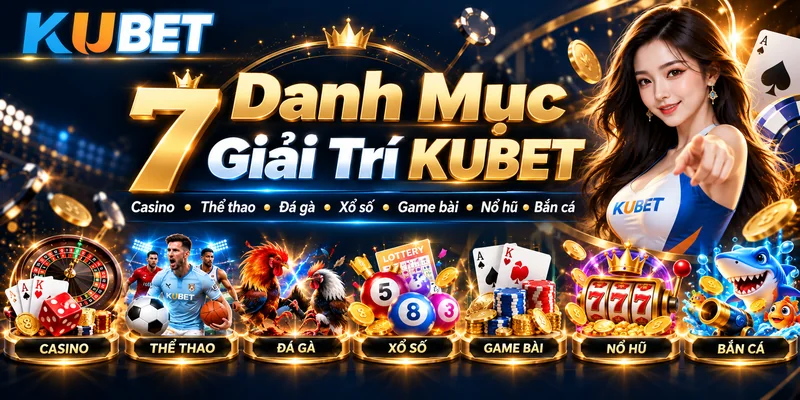 Bảy nhóm giải trí trực tuyến trong hệ sinh thái KUBET