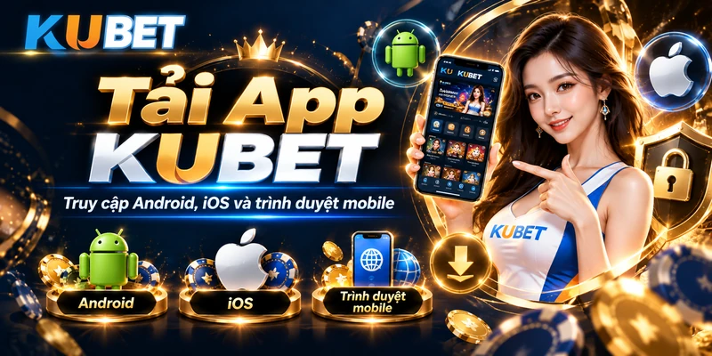 Tải App KUBET và điều kiện sử dụng trên điện thoại Android, iOS